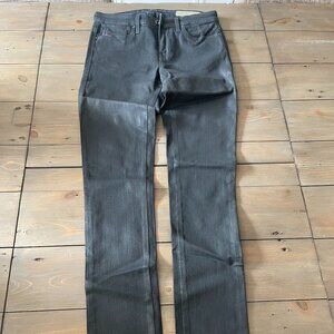 "Diesel" Bootcut Jean Waxed Denim Black Jeans